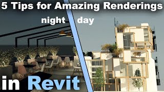 5 Tips for Amazing Renderings in Revit Tutorial [upl. by Sadinoel]