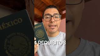 4 Requisitos Pasaporte 2022  1ra Vez [upl. by Aivatnohs502]