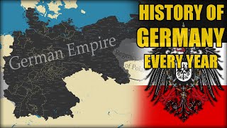 History of Germany amp Prussia every year [upl. by Neerual]