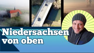 Niedersachsen von oben  1 ganzes Jahr  Jahreszeiten in Niedersachsen aus der Luft  Compilation [upl. by Nemracledairam]