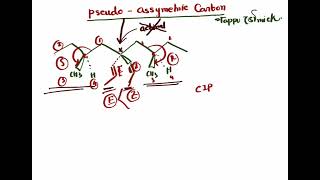 Pseudo asymmetricChiral CarbonBScMrPappu Bhowmick [upl. by Washington]