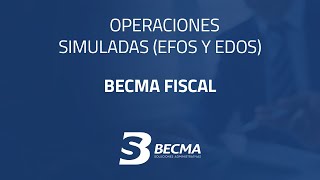 OPERACIONES SIMULADAS  BECMA FISCAL [upl. by Antsirhc891]