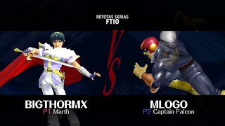 RETOTAS SERIAS 1  FT10  Mlogo vs BigThorMX  Melee [upl. by Bortman]