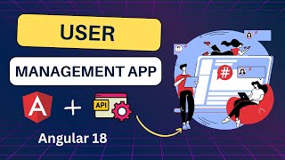 User Management system Angular  angular 18 Projects [upl. by Dede]