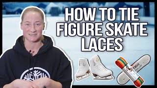 How to tie figure skate laces [upl. by Ahsenav148]