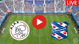 LIVE🔴 Ajax vs SC Heerenveen  Eredivisie Netherland League livescore odds update [upl. by Jehias448]