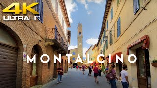 4K WALKING TOUR in MONTALCINO ITALY  RELAXING WALK on the Streets of Montalcino TUSCANY [upl. by Uaeb]