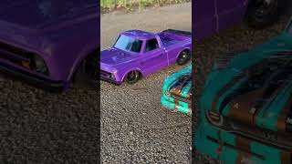 Traxxas slash drag and Arrma infraction mega having some fun arrma traxxas traxxasracing [upl. by Lebna873]