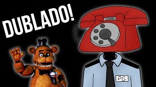 FNAF FALAS DO HOMEM DO TELEFONE DUBLADAS  HUEstation [upl. by Downes]