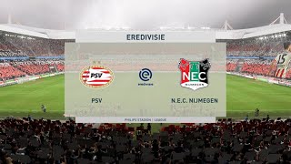 FIFA 23  PSV Eindhoven 4  0 NEC Nijmegen  Eredivisie Champions 202223 [upl. by Htirehc]