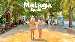 Malaga Spain 🇪🇸 July 2023 4KHDR Walking Tour ▶188min [upl. by Head]