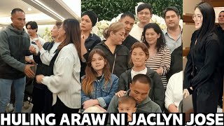 Jaclyn Jose Huling Gabi💔Philmar Alipayo at mga ANAK Dinala Nito sa Huling Burol ng Lola Nila Jaclyn [upl. by Catherina]