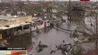 NTG Bayan ng Palo Leyte halos mabura na sa mapa sa tindin ng hagupit ni Yolanda [upl. by Nnylcaj]