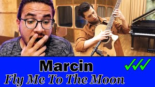 REACTION Marcin  Fly Me To The Moon [upl. by Nwadrebma]