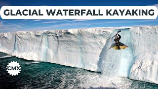 Norway Glacial Waterfall Kayaking [upl. by Suolkcin]