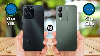 Vivo Y16 Vs Vivo Y17s  Full Comparison ⚡ [upl. by Dilahk824]