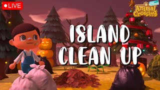 🔴 ISLAND CLEAN UP  Live Stream  Animal Crossing New Horizons [upl. by Ileana]