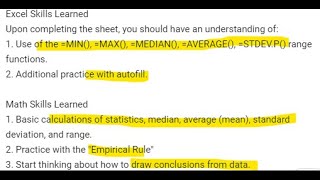 Topic 5 DQ 1  How to Compute Descriptive Statistics in Excel [upl. by Prager]