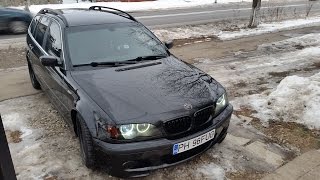 BMW 320d E46 150hp Straight Pipe  First run [upl. by Alex]