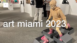 ART FAIR in MIAMIart miami 2023  art basel miami week 2023 ARTNYC [upl. by Lirpa577]