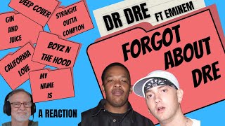 Dr Dre ft Eminem  Forgot About Dre  A Reaction [upl. by Burdett]