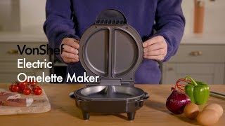 VonShef Electric Omelette Maker [upl. by Trefler]