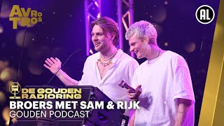 Broers met Sam amp Rijk wint de Gouden Podcast  Gouden RadioRing [upl. by Gluck16]