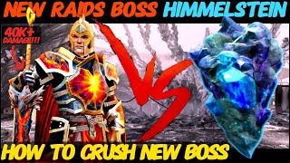 Exclusive CRUSH New Raid Boss Himmelstein  Hand of Magmarion Melts Himmelstein  Shadow Fight 3 [upl. by Mapel]