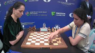 Kosteniuk delivers the Knight and Bishop checkmate against Koneru with 12 seconds on the clock [upl. by Aney]