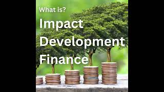 What is impact development finance [upl. by Avron]