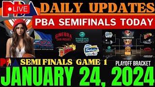 pba schedule today as of January 24 2024  PBA Standing today  Pba semifinals  pba live today now [upl. by Revned699]