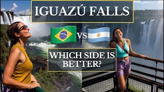 Iguazu Falls Argentina and Brazil Which side is better [upl. by Sykleb]