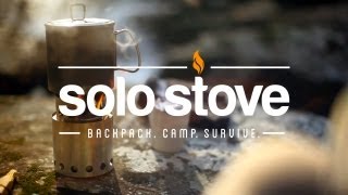 SOLO STOVE  BACKPACK CAMP SURVIVE [upl. by Drooff955]