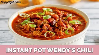 How to Make Instant Pot Wendys Chili [upl. by Weinreb]