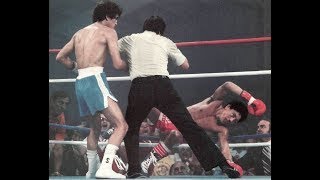 Salvador Sanchez vs Wilfredo Gomez August 21 1981 720p 60FPS HD US CCTV Video Spanish Commentary [upl. by Arba941]