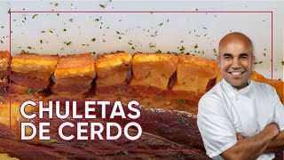 Cómo cocinar las perfectas CHULETAS de CERDO crujientes  Chef Piñeiro [upl. by Aicsile621]