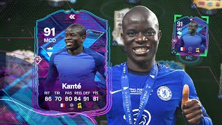 ¿ROTÍSIMO o ESTAFA KANTE 91 FLASHBACK REVIEW  EA FC 24 ULTIMATE TEAM [upl. by Palecek506]