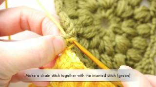 Joining Crochet Square as You Crochet [upl. by Irab]