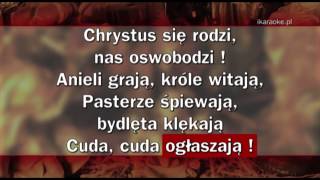 Kolęda  Dzisiaj w Betlejem karaoke [upl. by Yelnikcm412]