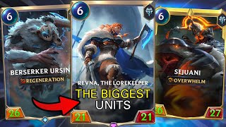 DESTROY Your Opponents With The BIGGEST STATS in the Game  Legends of Runeterra [upl. by Esile]