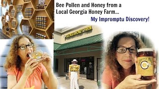 Health Benefits of Bee Pollen and Honey  Atlanta Local Honey Shop Review [upl. by Dinny]