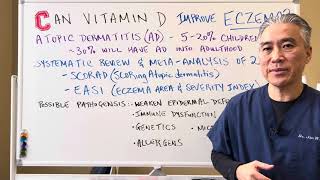 Can Vitamin D improve ECZEMA atopic dermatitis [upl. by Hameean]