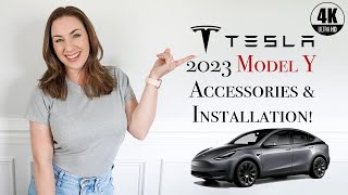 NEW 2023 Tesla Model Y 7 Seater  Must Have Accessories amp Installation [upl. by Akinas]