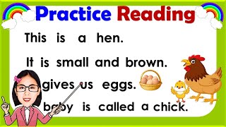 Practice Reading  Learn how to read  Reading Lesson for Grade 1 Grade 2 [upl. by Airdnaed371]