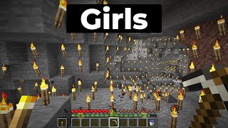 boys vs girls playing minecraft [upl. by Trevar]