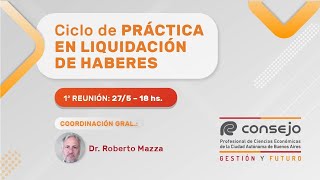 Ref 9001LV Ciclo de Práctica en Liquidación de Haberes 1º Reunión 2024 [upl. by Ahsiri]