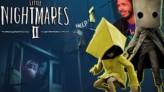 Little Nightmares 2 Hospital is TOP TIER HORROR Moving Mannequins [upl. by Arahs]