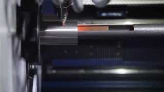 TRUMPF laser tube cutting TruLaser Tube  Spatter protection device with a passive catcher [upl. by Proud32]