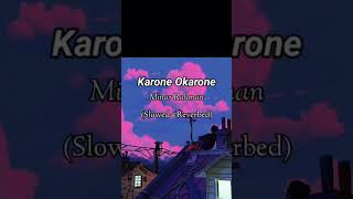 Karone Okarone Lofi  Minar Rahman [upl. by Dranyar49]