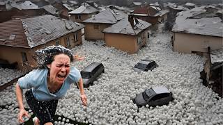 Most Devastating Hailstorm in Calgary History Unbelievable Destruction Caught on Camera [upl. by Aidni]